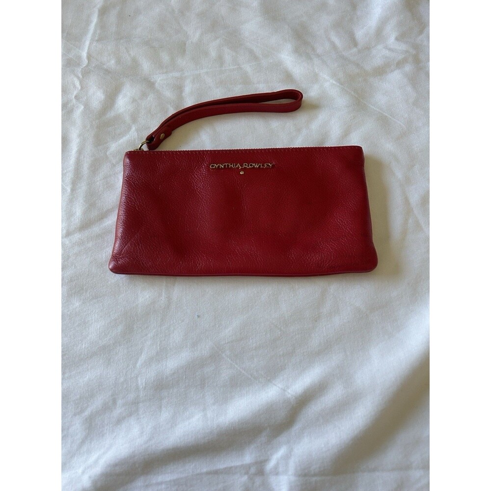 Cynthia Rowley Vibrant Red Wristlet Clutch